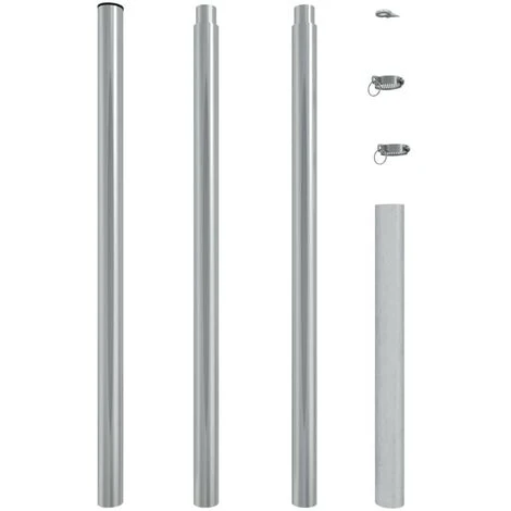 Topdeal Sunshade Sail Pole 250 Cm Stainless Steel FF316090UK 5 Topdeal Sunshade Sail Pole 250 Cm Stainless Steel FF316090UK - Image 3