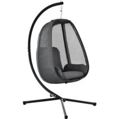 Swing Hanging Egg Chair Garden Indoor Outdoor Patio Bedroom With Cushions 10 Swing Hanging Egg Chair Garden Indoor Outdoor Patio Bedroom With Cushions -Outdoor Furniture Store 59085742 4