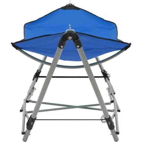 Topdeal Hammock With Foldable Stand Blue VDFF28560UK 4 Topdeal Hammock With Foldable Stand Blue VDFF28560UK - Image 2