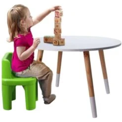 Table For Children 60x41 Cm White H&S Collection 11 Table For Children 60x41 Cm White H&S Collection -Outdoor Furniture Store 59181681 5