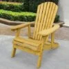 Outdoor Adirondack Garden Patio Chair Armchair With Adjustable Curved Back Rest -Outdoor Furniture Store 59386653 1