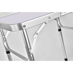 Picnic Table 2ft, Folding Camping Table With 2 Adjustable Height, Aluminium Carry BBQ Desk For Kitchen Outdoor, Unfolding Size: 60x45x26/56cmcm 10 Picnic Table 2ft, Folding Camping Table With 2 Adjustable Height, Aluminium Carry BBQ Desk For Kitchen Outdoor, Unfolding Size: 60x45x26/56cmcm -Outdoor Furniture Store 59499100 4