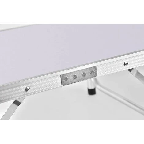 Picnic Table 2ft, Folding Camping Table With 2 Adjustable Height, Aluminium Carry BBQ Desk For Kitchen Outdoor, Unfolding Size: 60x45x26/56cmcm 7 Picnic Table 2ft, Folding Camping Table With 2 Adjustable Height, Aluminium Carry BBQ Desk For Kitchen Outdoor, Unfolding Size: 60x45x26/56cmcm - Image 5