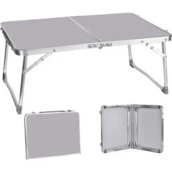 60cm Folding Table,Aluminum Folding Table,Folding Camping Table,Small Foldable Laptop Desk Suitbale For Indoor Use Or Outdoor Camping Cooking