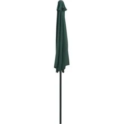 Hommoo Balcony Parasol With Aluminium Pole Green 270x135 Cm Half -Outdoor Furniture Store 59932523 5