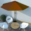 Hommoo Balcony Parasol With Aluminium Pole Terracotta 300x150x253 Cm Half -Outdoor Furniture Store 59935369 1