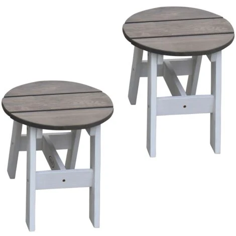 3 Piece Children Picnic Table Set Grey And White AXI 7 3 Piece Children Picnic Table Set Grey And White AXI - Image 5