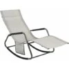 SoBuy Outdoor Garden Rocking Chair Relaxing Chair Recliner Sun Lounger,OGS47-HG -Outdoor Furniture Store 60743922 1