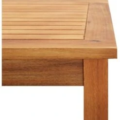 Topdeal Garden Coffee Table 60x60x36 Cm Solid Acacia Wood FF46004UK -Outdoor Furniture Store 60864251 5