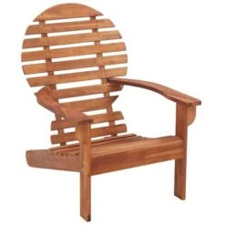 Topdeal Adirondack Chair Solid Acacia Wood FF46321UK