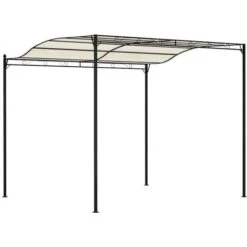 Gazebo Fabric Cream White VidaXL -Outdoor Furniture Store 6274600 5
