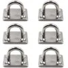 M5 Ceiling Mount Hook 304 Stainless Steel Wall Mount Hook For Yoga Swing, Boat Hardware Pack Of 6 (Screws Not Included) -Outdoor Furniture Store 63606878 1