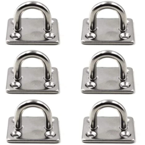M5 Ceiling Mount Hook 304 Stainless Steel Wall Mount Hook For Yoga Swing, Boat Hardware Pack Of 6 (Screws Not Included) 3 M5 Ceiling Mount Hook 304 Stainless Steel Wall Mount Hook For Yoga Swing, Boat Hardware Pack Of 6 (Screws Not Included)