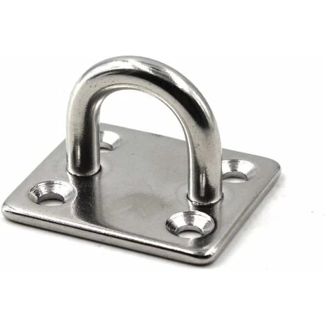 M5 Ceiling Mount Hook 304 Stainless Steel Wall Mount Hook For Yoga Swing, Boat Hardware Pack Of 6 (Screws Not Included) 4 M5 Ceiling Mount Hook 304 Stainless Steel Wall Mount Hook For Yoga Swing, Boat Hardware Pack Of 6 (Screws Not Included) - Image 2