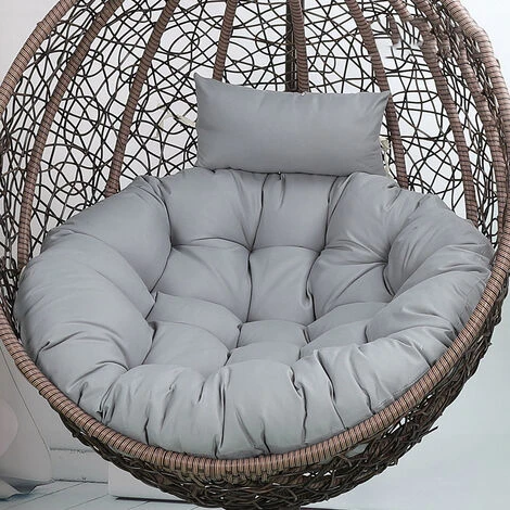 MUFF Cushion Hanging Basket Chair Cushion, Chair Back Pillow Outdoor Garden Garden Swing Chair Cushion Seat Cushion (grey) 3 MUFF Cushion Hanging Basket Chair Cushion, Chair Back Pillow Outdoor Garden Garden Swing Chair Cushion Seat Cushion (grey)