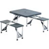 Outsunny Camping Table 4 Seat Chair Foldable Outdoor For Garden BBQ Party 2 Outsunny Camping Table 4 Seat Chair Foldable Outdoor For Garden BBQ Party -Outdoor Furniture Store 6653173 1