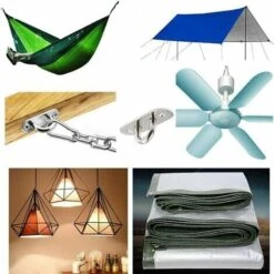 Ceiling Hook, Capacity Heavy Duty Ceiling Wall Mount Hook 304 Stainless Steel, Hanging Kit For Hammock Hanging Chair Yoga Punching Bag -Outdoor Furniture Store 67584594 5