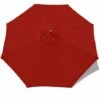 Parasol Replacement Cover, Outdoor Parasol Replacement Canopy, Anti-Ultraviolet, Waterproof Garden Patio Umbrella, 2m/6 Arm,Red 2 Parasol Replacement Cover, Outdoor Parasol Replacement Canopy, Anti-Ultraviolet, Waterproof Garden Patio Umbrella, 2m/6 Arm,Red -Outdoor Furniture Store 68256442 1