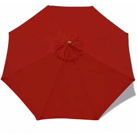 Parasol Replacement Cover, Outdoor Parasol Replacement Canopy, Anti-Ultraviolet, Waterproof Garden Patio Umbrella, 2m/6 Arm,Red 3 Parasol Replacement Cover, Outdoor Parasol Replacement Canopy, Anti-Ultraviolet, Waterproof Garden Patio Umbrella, 2m/6 Arm,Red