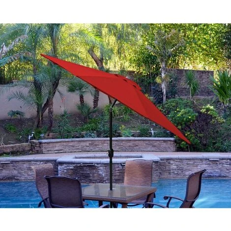 Parasol Replacement Cover, Outdoor Parasol Replacement Canopy, Anti-Ultraviolet, Waterproof Garden Patio Umbrella, 2m/6 Arm,Red 7 Parasol Replacement Cover, Outdoor Parasol Replacement Canopy, Anti-Ultraviolet, Waterproof Garden Patio Umbrella, 2m/6 Arm,Red - Image 5
