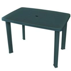 Garden Table Green 101x68x72 Cm Plastic VidaXL
