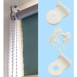 Fixations De Store Enrouleur - Supports De 25 Mm Pour Réparation De Stores Roulants - Kit De Réparation - Accessoires Pour Réparation De Rideaux Avec Chaîne Perlée Et Vis Pour Fenêtres，Superma -Outdoor Furniture Store 69713623 5