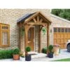Wooden Porch Canopy Kit 2m X 1.5m Pressure Treated Door Shelter - Thunderdam Full Height 4 Post -Outdoor Furniture Store 70641540 1