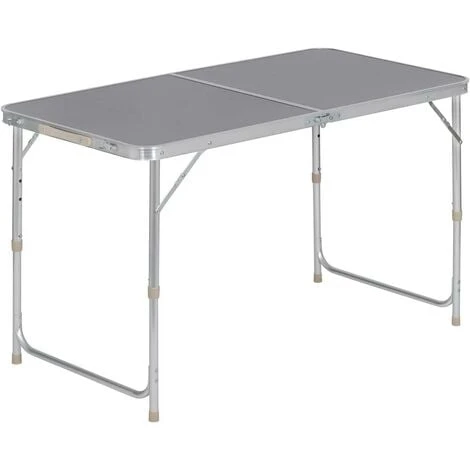 WOLTU Folding Camping Table Aluminium Picnic Portable Adjustable Party BBQ Patio Grey 3 WOLTU Folding Camping Table Aluminium Picnic Portable Adjustable Party BBQ Patio Grey