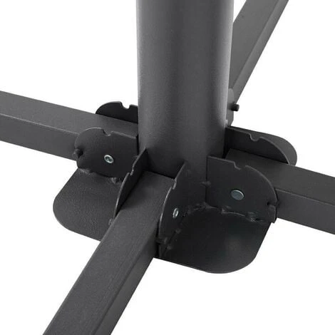 Large Metal Foldable Garden Parasol Stand Patio Umbrella Base Parasol Sun Shade 5 Large Metal Foldable Garden Parasol Stand Patio Umbrella Base Parasol Sun Shade - Image 3