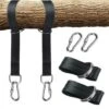 Swing Hammock Tree Hanging Kit Straps Hooks Carabiner Garden Swing Fittings -Outdoor Furniture Store 71164398 1