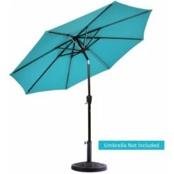 Resin Patio Umbrella Stand Outdoor Umbrella Base Balcony Umbrella Holder 38-48mm -Outdoor Furniture Store 71234244 3