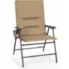 Padded Folding Chair Portable Camping Chair Outdoor Dining Chair Garden Patio -Outdoor Furniture Store 71406588 1