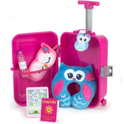 Sophia’s By Teamson Kids Everyday Friends Blonde 18” Doll “Brooklyn” With Travel Suitcase Set, Pink 9 Sophia’s By Teamson Kids Everyday Friends Blonde 18” Doll “Brooklyn” With Travel Suitcase Set, Pink -Outdoor Furniture Store 71519880 3