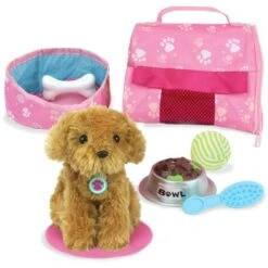 Sophia’s By Teamson Kids Everyday Friends Blonde 18” Doll “Chloe” With Puppy & Carrier Set, Pink 8 Sophia’s By Teamson Kids Everyday Friends Blonde 18” Doll “Chloe” With Puppy & Carrier Set, Pink -Outdoor Furniture Store 71520179 3