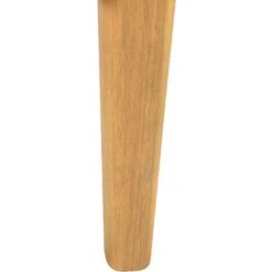 Modern Outdoor Coffee Table Accacia Wood 70 X 70 Cm Light Wood Baratti -Outdoor Furniture Store 72879537 5