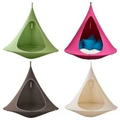 Lightweight Outdoor Camping Leisure Hanging Sofa Tent Butterfly Swing Nylon Hammock For Backpacking Camping Camping Essentials Without Stand Green -Outdoor Furniture Store 74691851 3