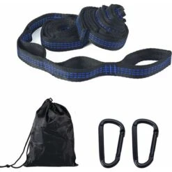 GDRHVFD Hammock Mounting Kit, Thick Swing Straps, Hanging Chair Hanging Kit For Quick And Easy Hanging Hammocks And Swings, Camping, Hiking, Backpacking, Picnic.