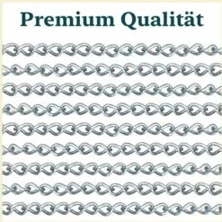 Chain With Two Carabiners, Variable Attachment For Hammock Chair Up To 230 Kg (Chain 66 Cm) -Outdoor Furniture Store 75326256 3