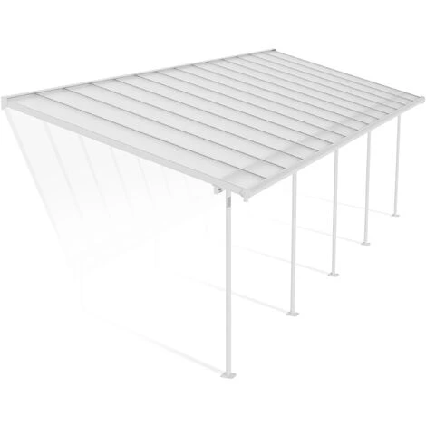 Canopia - Sierra 3 X 8.5 Aluminum Patio Cover White 4 Canopia - Sierra 3 X 8.5 Aluminum Patio Cover White - Image 2