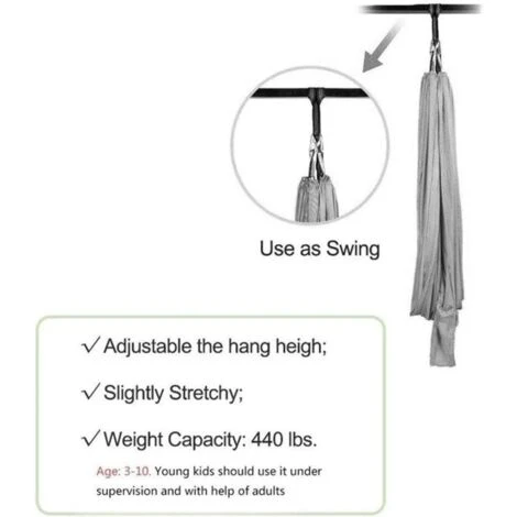 Sensory Swing Indoor Therapy Swing For Adults, Children And Adolescents With More Special Needs Sensory Ideal For Autism, Has A Calming Effect On Children's Needs 7 Sensory Swing Indoor Therapy Swing For Adults, Children And Adolescents With More Special Needs Sensory Ideal For Autism, Has A Calming Effect On Children's Needs - Image 5