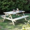 Rowlinson 1.5m Picnic Table 1 Rowlinson 1.5m Picnic Table -Outdoor Furniture Store 7802518 1