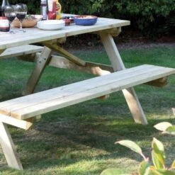 Rowlinson 1.5m Picnic Table 8 Rowlinson 1.5m Picnic Table -Outdoor Furniture Store 7802518 3