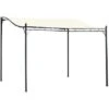 Outsunny 3 X 3M Wall Mounted Awning Free Stand Canopy Shade Garden Porch Pergola Cream 2 Outsunny 3 X 3M Wall Mounted Awning Free Stand Canopy Shade Garden Porch Pergola Cream -Outdoor Furniture Store 7835270 1