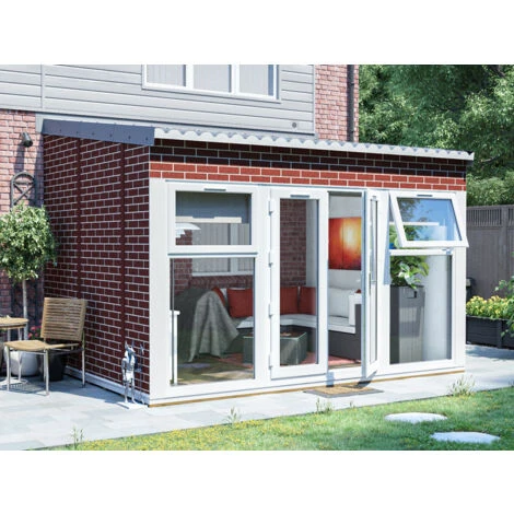 Conservatory Alternative Insulated Home Extension - Addroom® Garden Room Brick Effect 4m X 3m 4 Conservatory Alternative Insulated Home Extension - Addroom® Garden Room Brick Effect 4m X 3m - Image 2