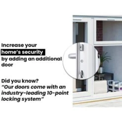 WPC Porch Double Glazed UPVC Insulated - Addroom® Porch Groove Effect 2.5m X 1.2m -Outdoor Furniture Store 78583673 5