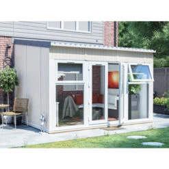 Conservatory Extension Alternative Insulated - Addroom® Garden Room Groove Effect 4m X 3m