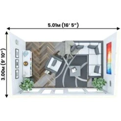Conservatory Alternative Insulated House Extension - Addroom® Garden Room Brick Effect 5m X 3m -Outdoor Furniture Store 78583678 5