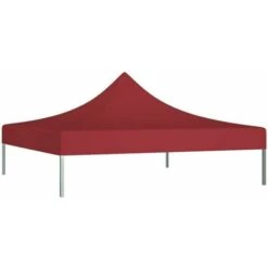 Party Tent And Barnum Party Tent Roof 3x3 M Bordeaux 270 G/m² -Outdoor Furniture Store 79303954 3