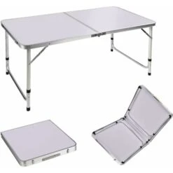 Folding Table Trestle Camping Party Picnic BBQ Stall Garden Indoor Outdoor Desk -Outdoor Furniture Store 82803102 2