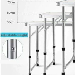Folding Table Trestle Camping Party Picnic BBQ Stall Garden Indoor Outdoor Desk -Outdoor Furniture Store 82803102 4